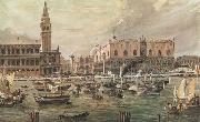 Luigi Querena, The Arrival in Venice of Napoleon-s Troops
